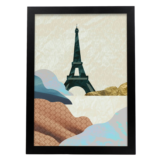 Eiffel Tower-Artwork-Nacnic-A3-Sin marco-Nacnic Estudio SL