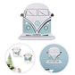 Estantería de pared verde con modelo de furgoneta camper.-Nacnic-Nacnic Estudio SL