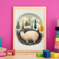 Estilo de precisión de alpaca abstracto nácnico para dormir. Estampados de arte de pared estético para el diseño de dormitorio o sala de estar.-Artwork-Nacnic-Nacnic Estudio SL