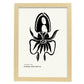Eye-Flash Squid-Artwork-Nacnic-A3-Marco Madera clara-Nacnic Estudio SL