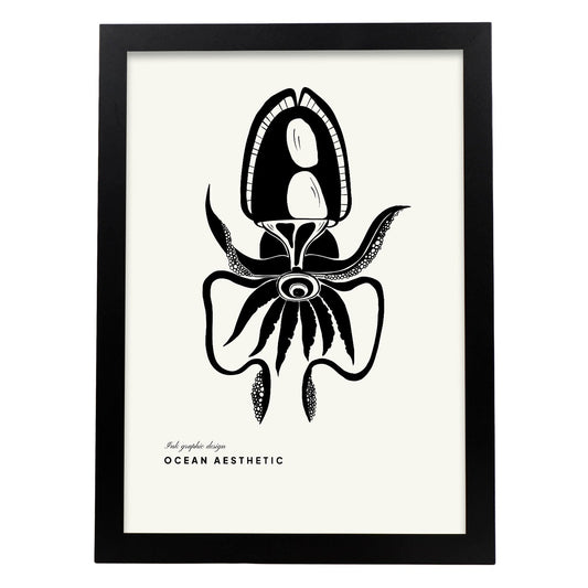 Eye-Flash Squid-Artwork-Nacnic-A3-Sin marco-Nacnic Estudio SL