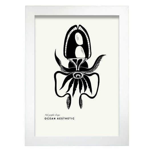 Eye-Flash Squid-Artwork-Nacnic-A4-Marco Blanco-Nacnic Estudio SL