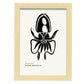Eye-Flash Squid-Artwork-Nacnic-A4-Marco Madera clara-Nacnic Estudio SL