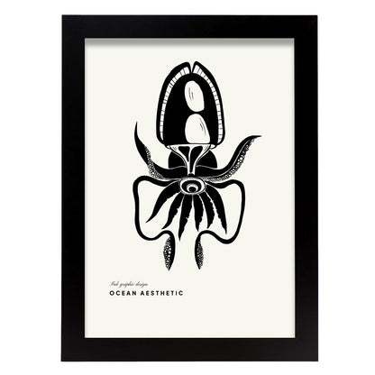Eye-Flash Squid-Artwork-Nacnic-A4-Sin marco-Nacnic Estudio SL
