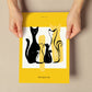 Family Cat-Artwork-Nacnic-Nacnic Estudio SL
