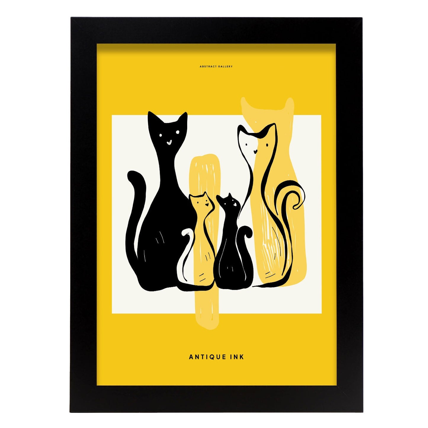 Family Cat-Artwork-Nacnic-A4-Sin marco-Nacnic Estudio SL