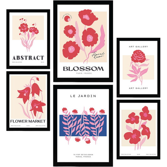 Flower Posters. Blossoming. Nature and Botany-Artwork-Nacnic-Nacnic Estudio SL