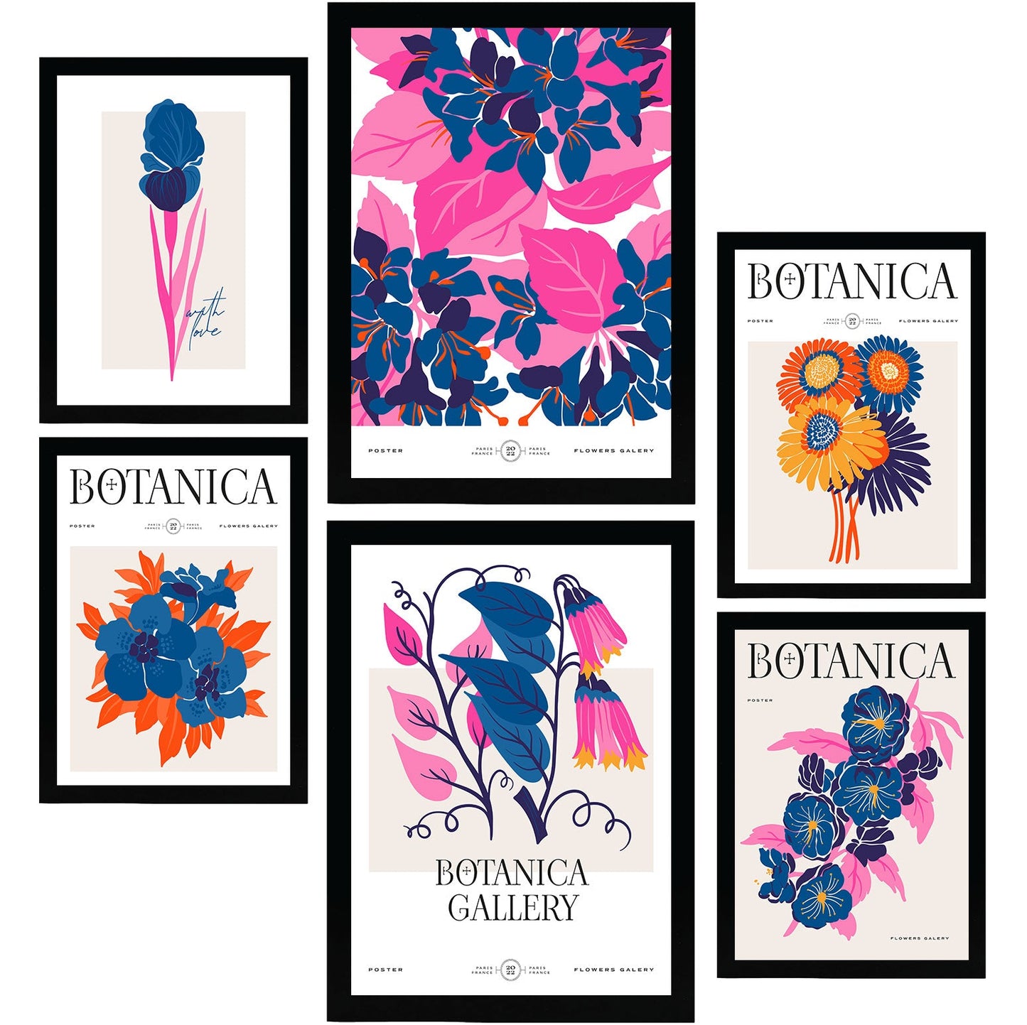 Flower Posters. Botanical Gallery. Nature and Botany-Artwork-Nacnic-Nacnic Estudio SL