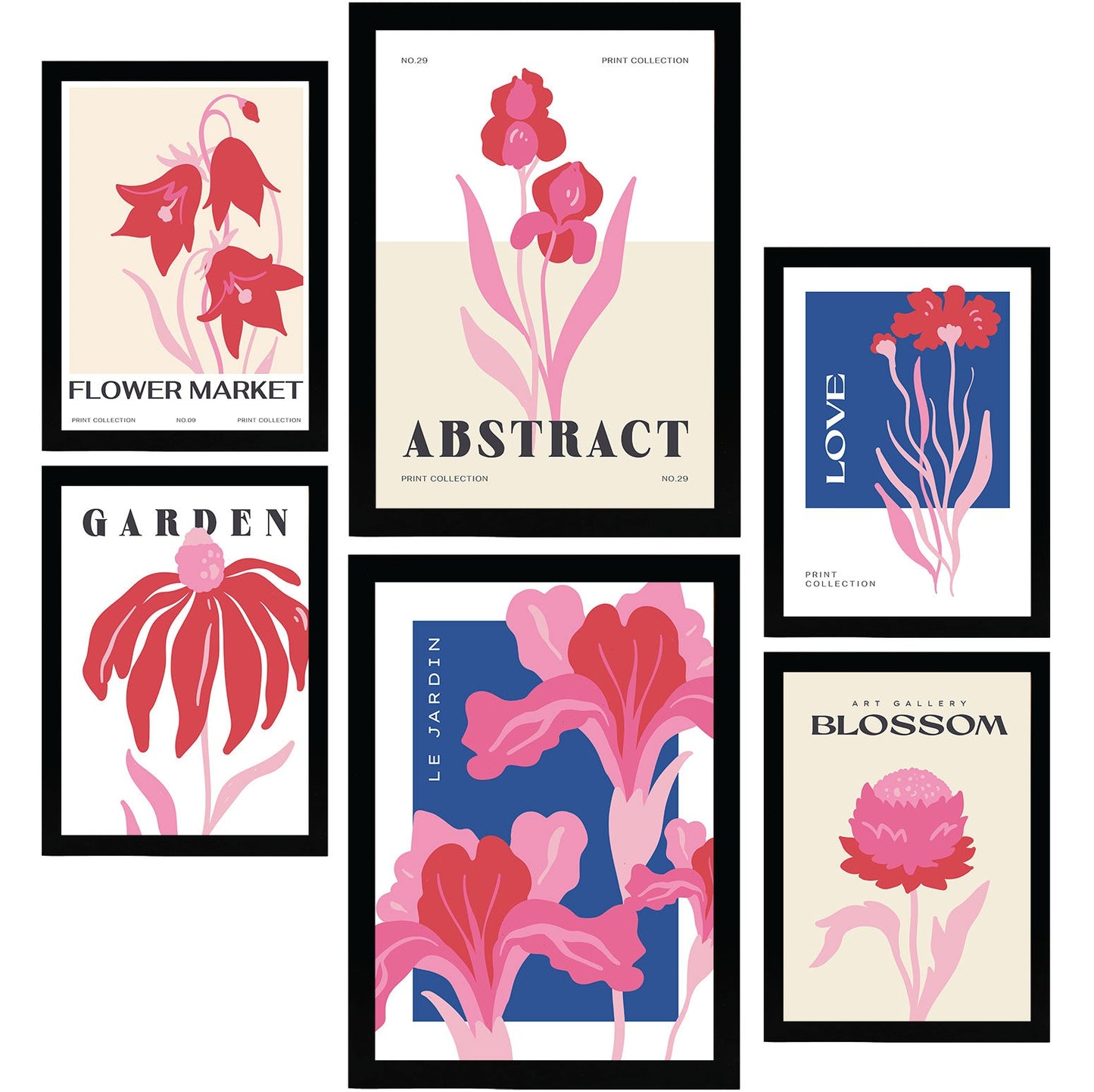 Flower Posters. Garden. Nature and Botany-Artwork-Nacnic-Nacnic Estudio SL