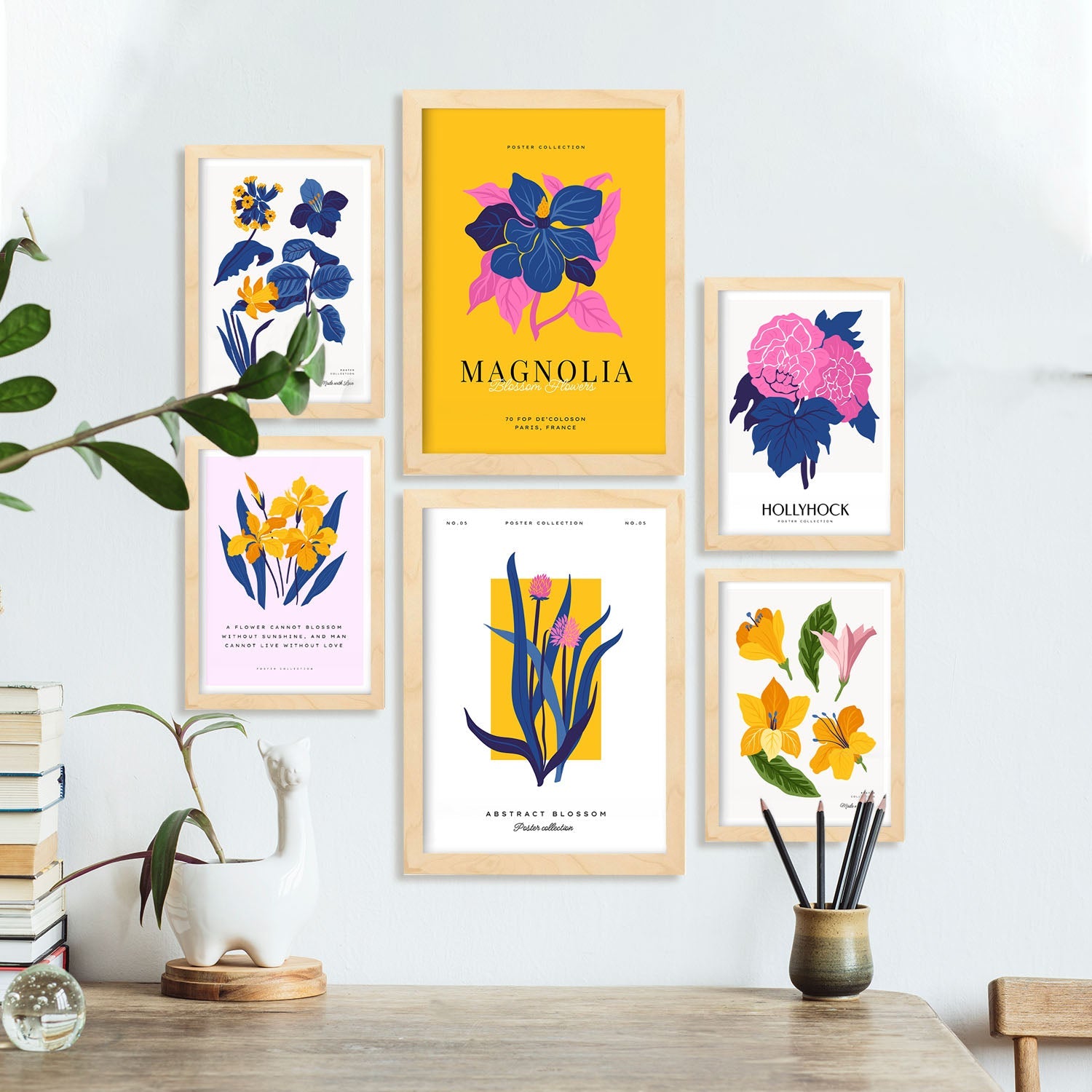 Flower Posters. Magnolia Petals. Nature and Botany-Artwork-Nacnic-Nacnic Estudio SL