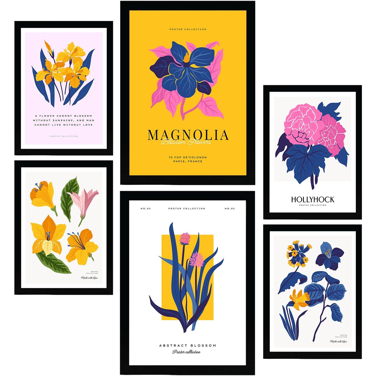 Flower Posters. Magnolia Petals. Nature and Botany-Artwork-Nacnic-Nacnic Estudio SL