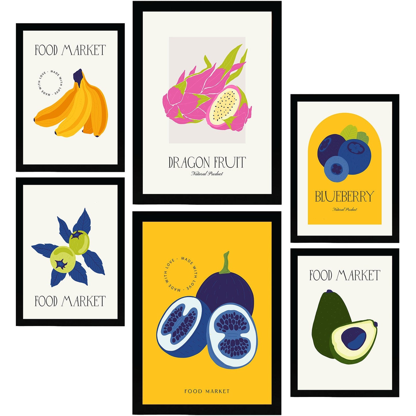 Food and Plants Posters. Berries. Nature and Botany-Artwork-Nacnic-Nacnic Estudio SL