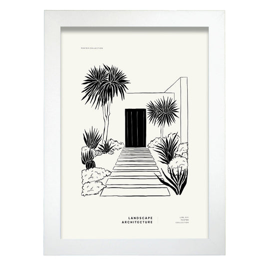 Front Lawn Dessert Style-Artwork-Nacnic-A4-Marco Blanco-Nacnic Estudio SL