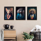 Fun Realistic Illustrations of Animals in human clothing Interior Design and Decoration Set Collection 27-Artwork-Nacnic-Nacnic Estudio SL
