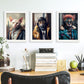 Fun Realistic Illustrations of Animals in human clothing Interior Design and Decoration Set Collection 3-Artwork-Nacnic-Nacnic Estudio SL