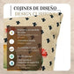 Funda de cojin de algodón y Lino, Estampado geométrico 9 Muy resitente y de diseño Original-Nacnic-Nacnic Estudio SL