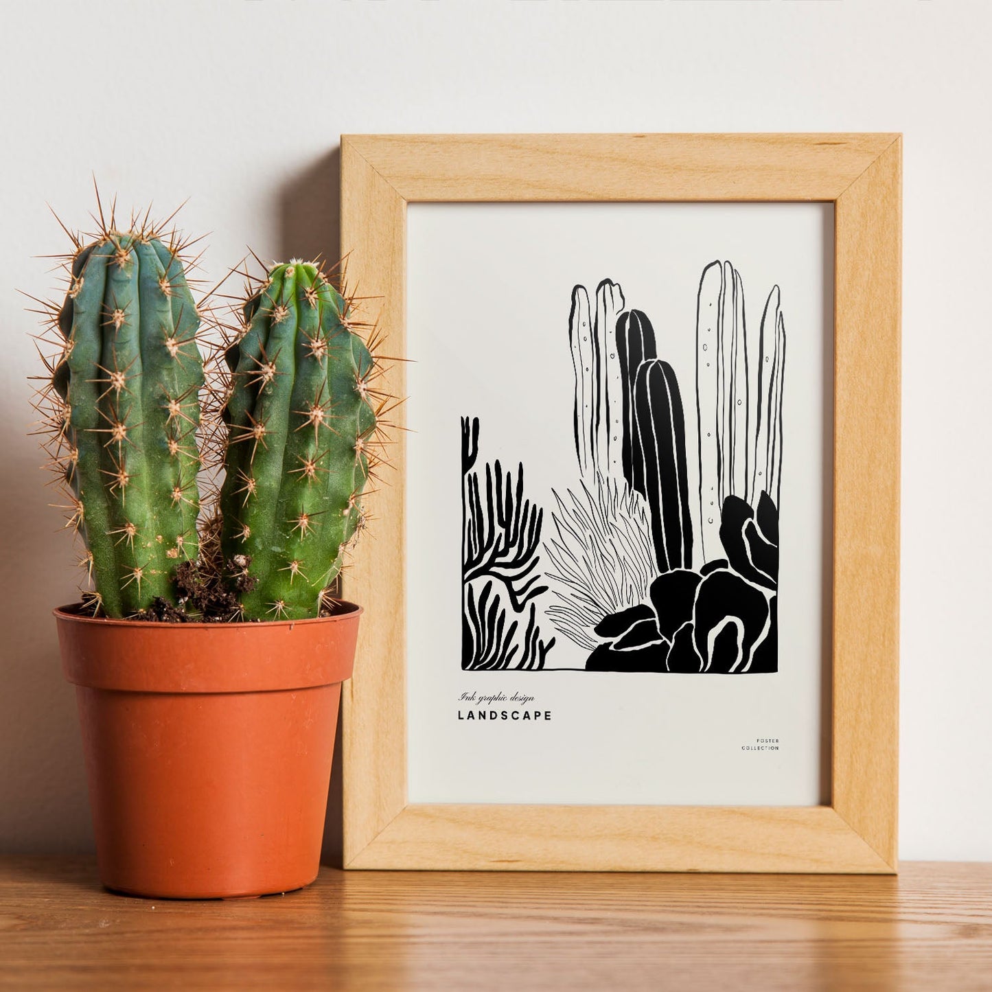 Giant Cactus-Artwork-Nacnic-Nacnic Estudio SL