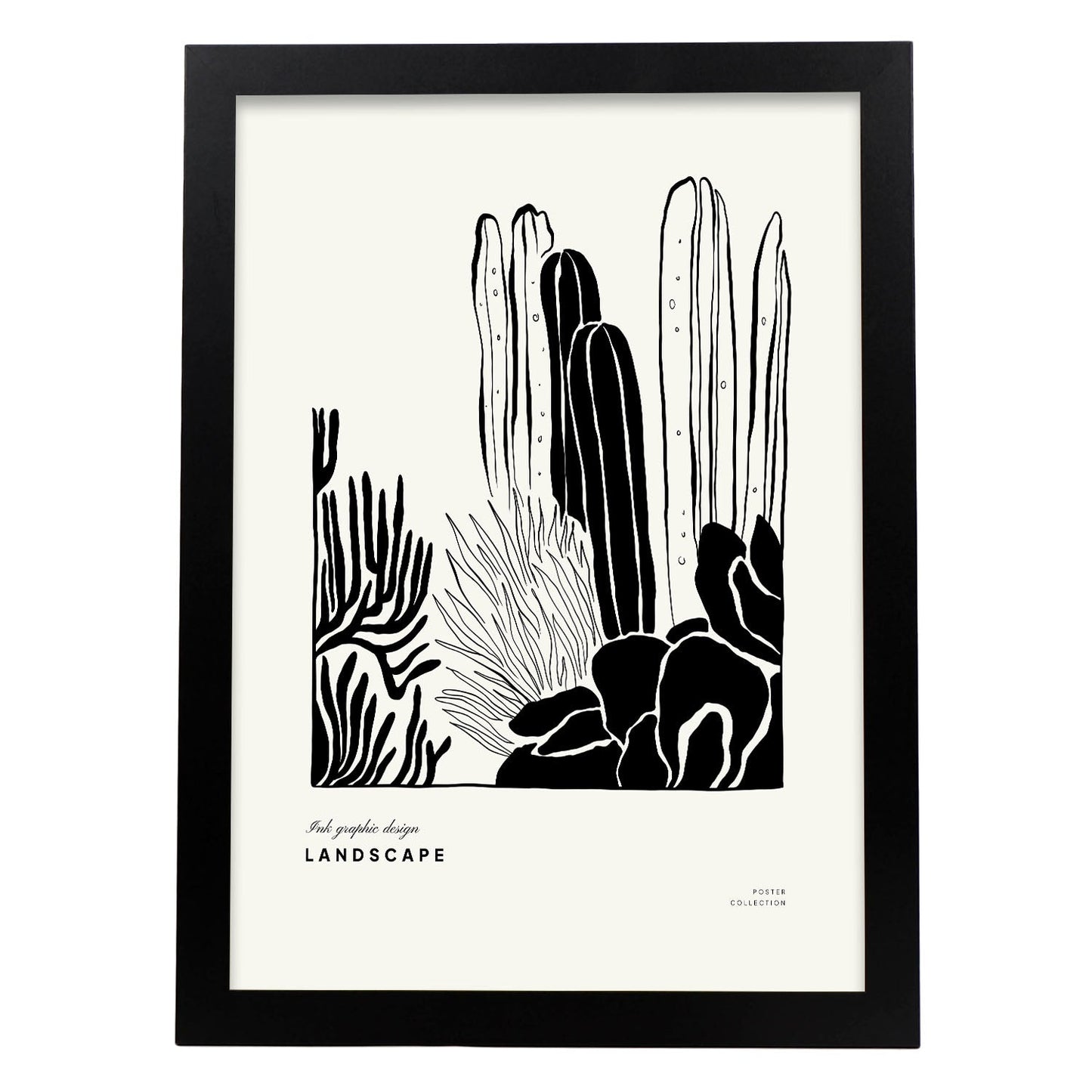 Giant Cactus-Artwork-Nacnic-A3-Sin marco-Nacnic Estudio SL