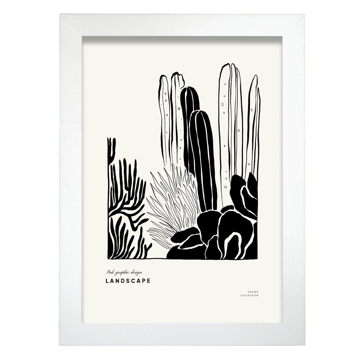 Giant Cactus-Artwork-Nacnic-A4-Marco Blanco-Nacnic Estudio SL