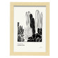 Giant Cactus-Artwork-Nacnic-A4-Marco Madera clara-Nacnic Estudio SL