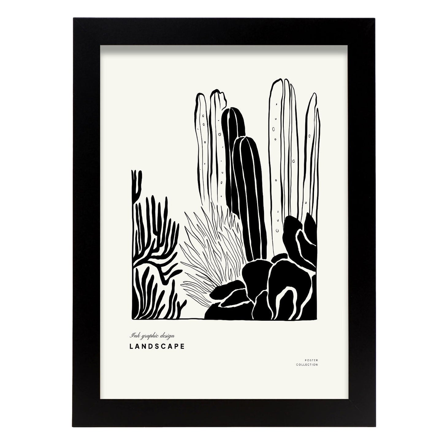 Giant Cactus-Artwork-Nacnic-A4-Sin marco-Nacnic Estudio SL
