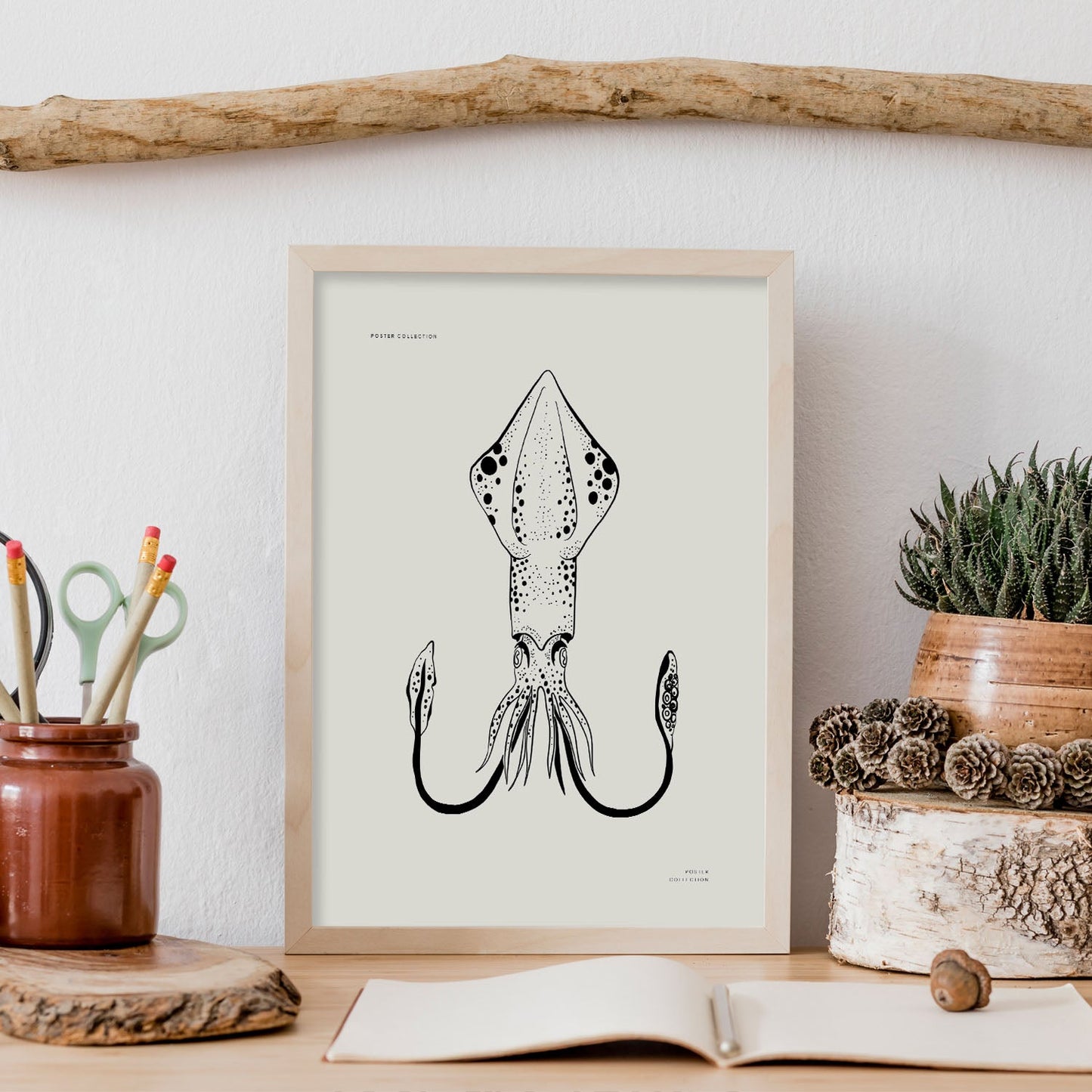 Giant Squid-Artwork-Nacnic-Nacnic Estudio SL