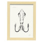 Giant Squid-Artwork-Nacnic-A4-Marco Madera clara-Nacnic Estudio SL