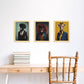 Girafa de animales humanos nacnic orangután Skunk. Estampados de arte de pared estético para el diseño de dormitorio o sala de estar-Artwork-Nacnic-Nacnic Estudio SL