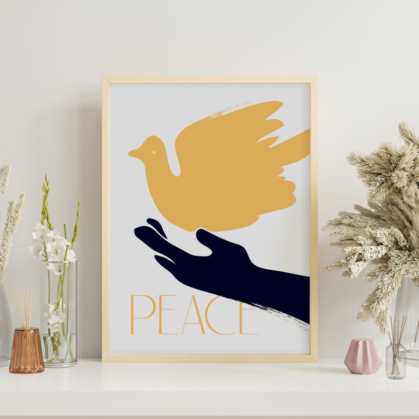 Give Peace-Artwork-Nacnic-Nacnic Estudio SL