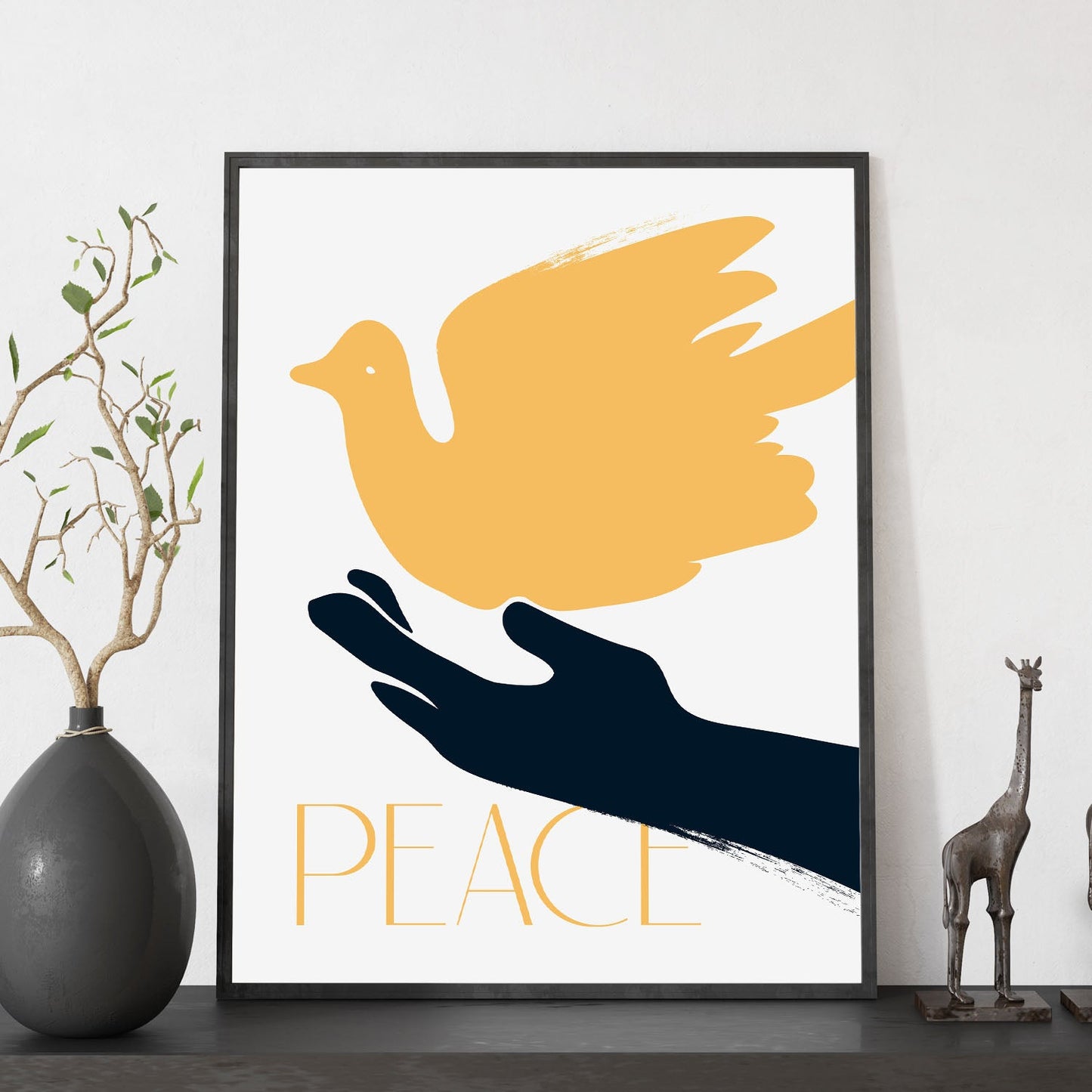 Give Peace-Artwork-Nacnic-Nacnic Estudio SL