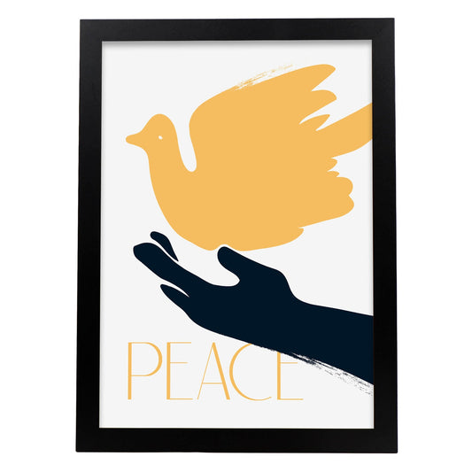 Give Peace-Artwork-Nacnic-A3-Sin marco-Nacnic Estudio SL