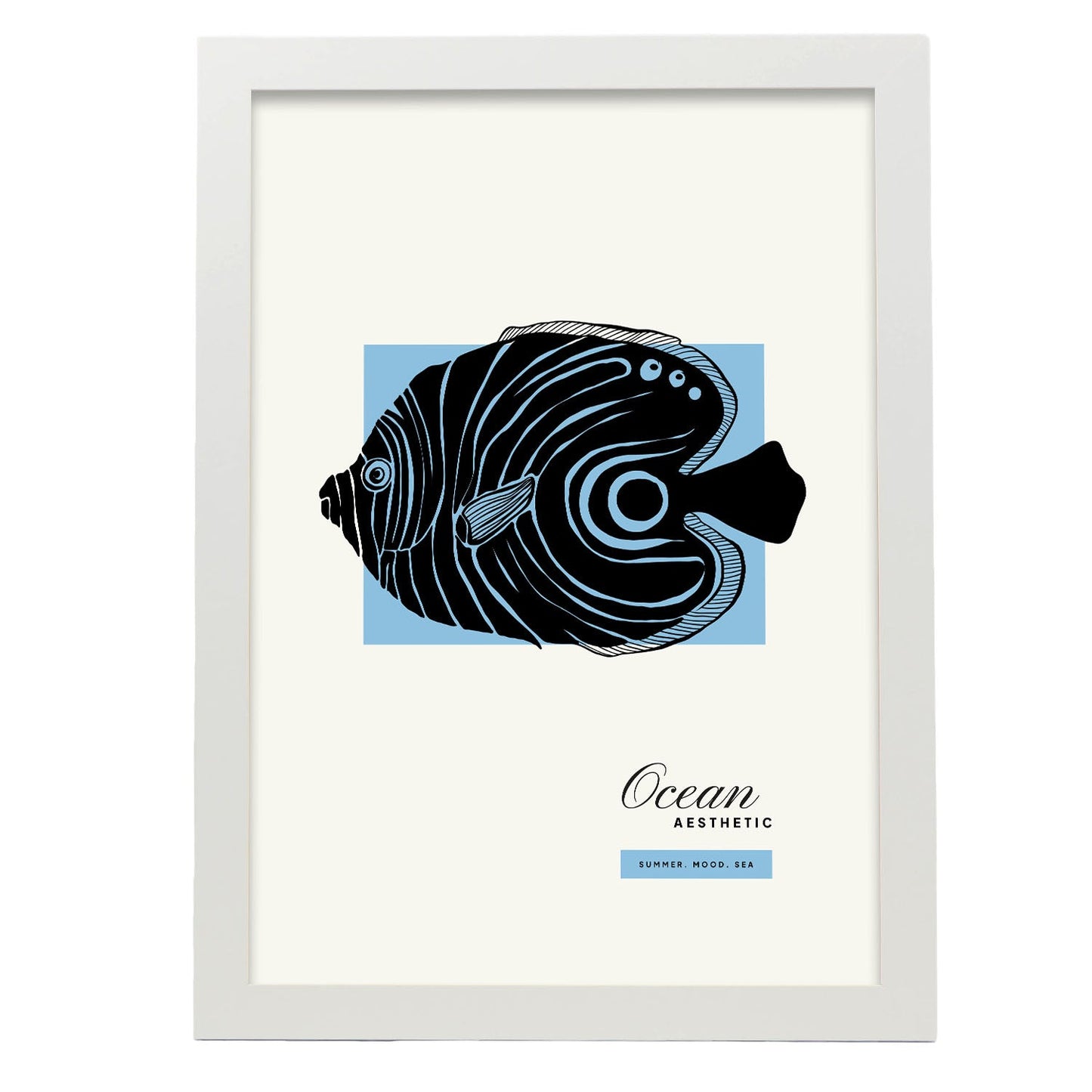 Golden Disous Fish-Artwork-Nacnic-A3-Marco Blanco-Nacnic Estudio SL