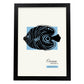 Golden Disous Fish-Artwork-Nacnic-A3-Sin marco-Nacnic Estudio SL
