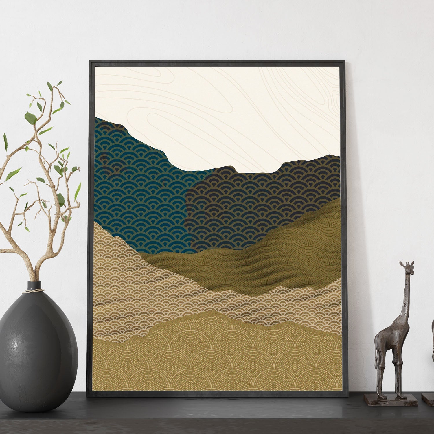 Golden Mountains-Artwork-Nacnic-Nacnic Estudio SL