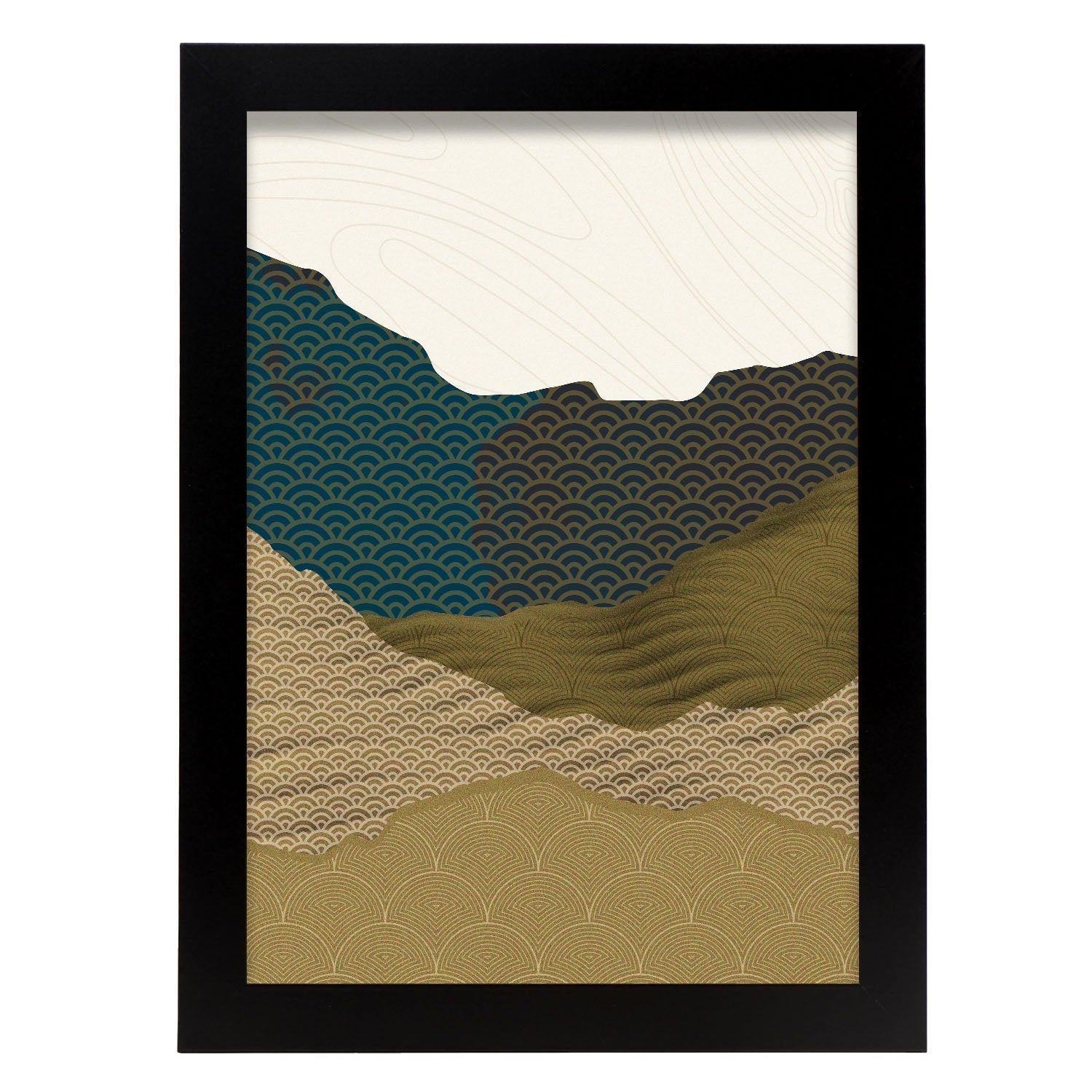 Golden Mountains-Artwork-Nacnic-A4-Sin marco-Nacnic Estudio SL