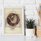 Gravid uterus with fetus-Artwork-Nacnic-Nacnic Estudio SL