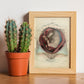 Gravid uterus with fetus-Artwork-Nacnic-Nacnic Estudio SL