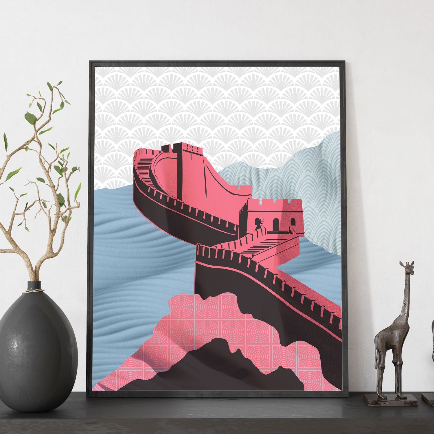 Great Wall of China-Artwork-Nacnic-Nacnic Estudio SL
