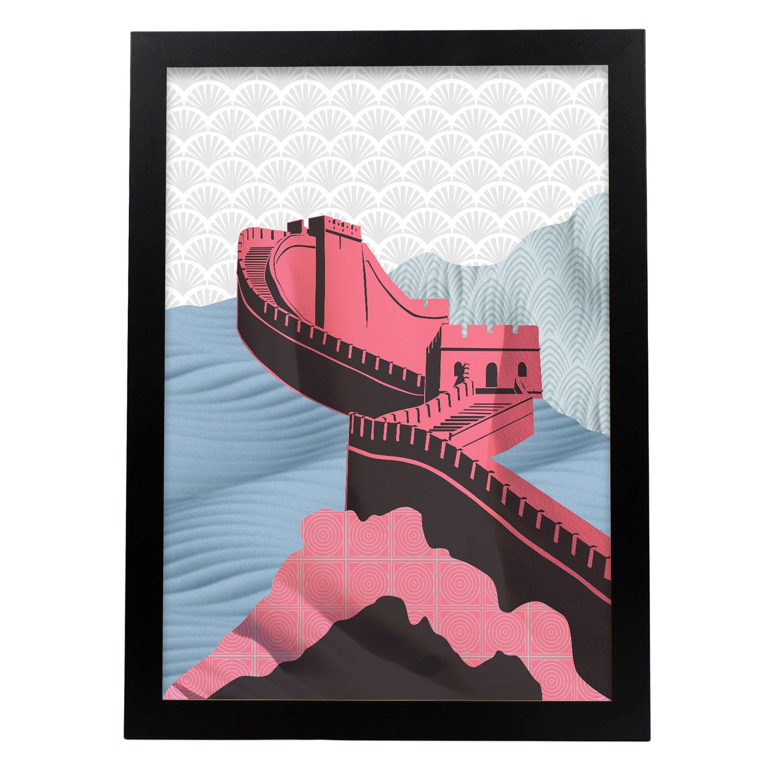 Great Wall of China-Artwork-Nacnic-A3-Sin marco-Nacnic Estudio SL