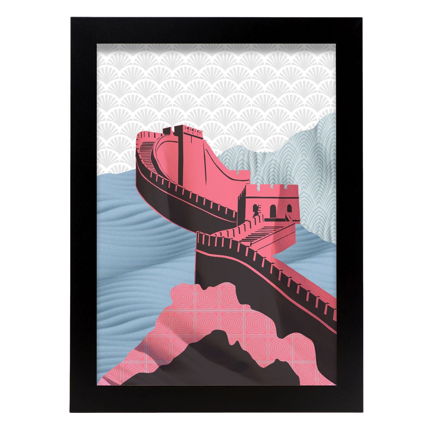 Great Wall of China-Artwork-Nacnic-A4-Sin marco-Nacnic Estudio SL