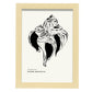 Group of Crown conch-Artwork-Nacnic-A4-Marco Madera clara-Nacnic Estudio SL