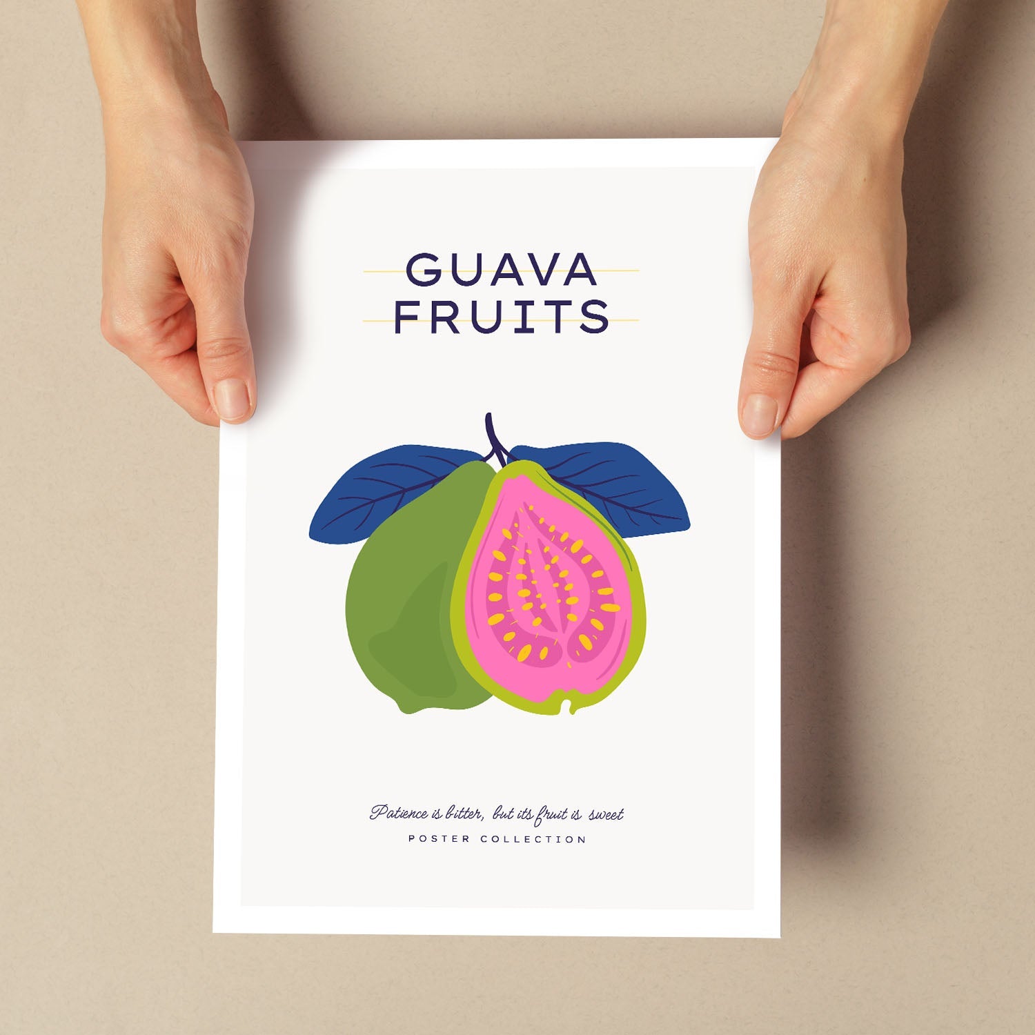 Guava Fruit-Artwork-Nacnic-Nacnic Estudio SL