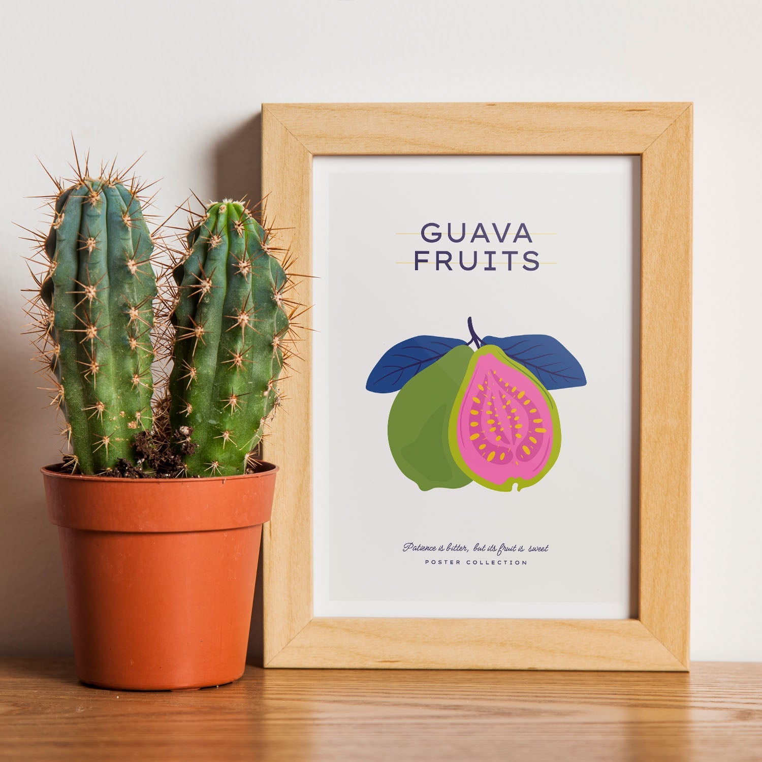 Guava Fruit-Artwork-Nacnic-Nacnic Estudio SL