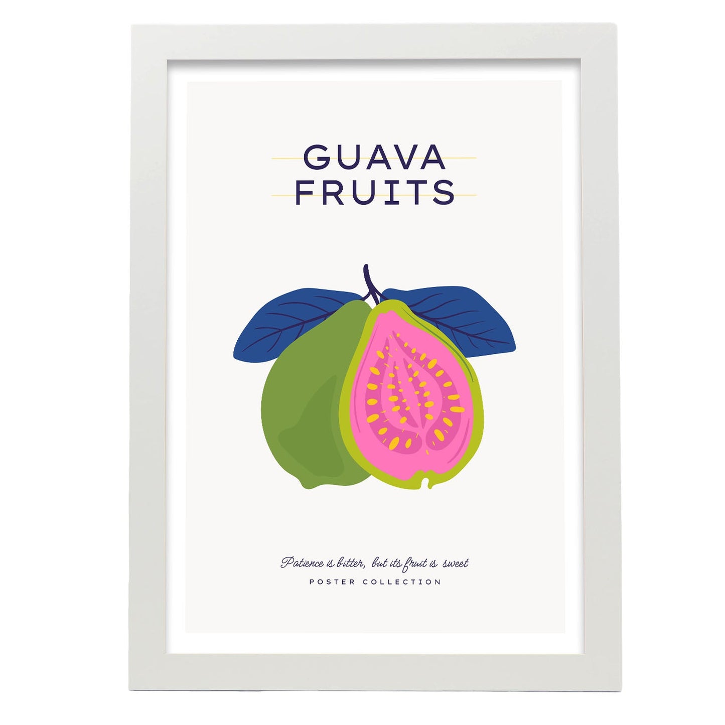 Guava Fruit-Artwork-Nacnic-A3-Marco Blanco-Nacnic Estudio SL