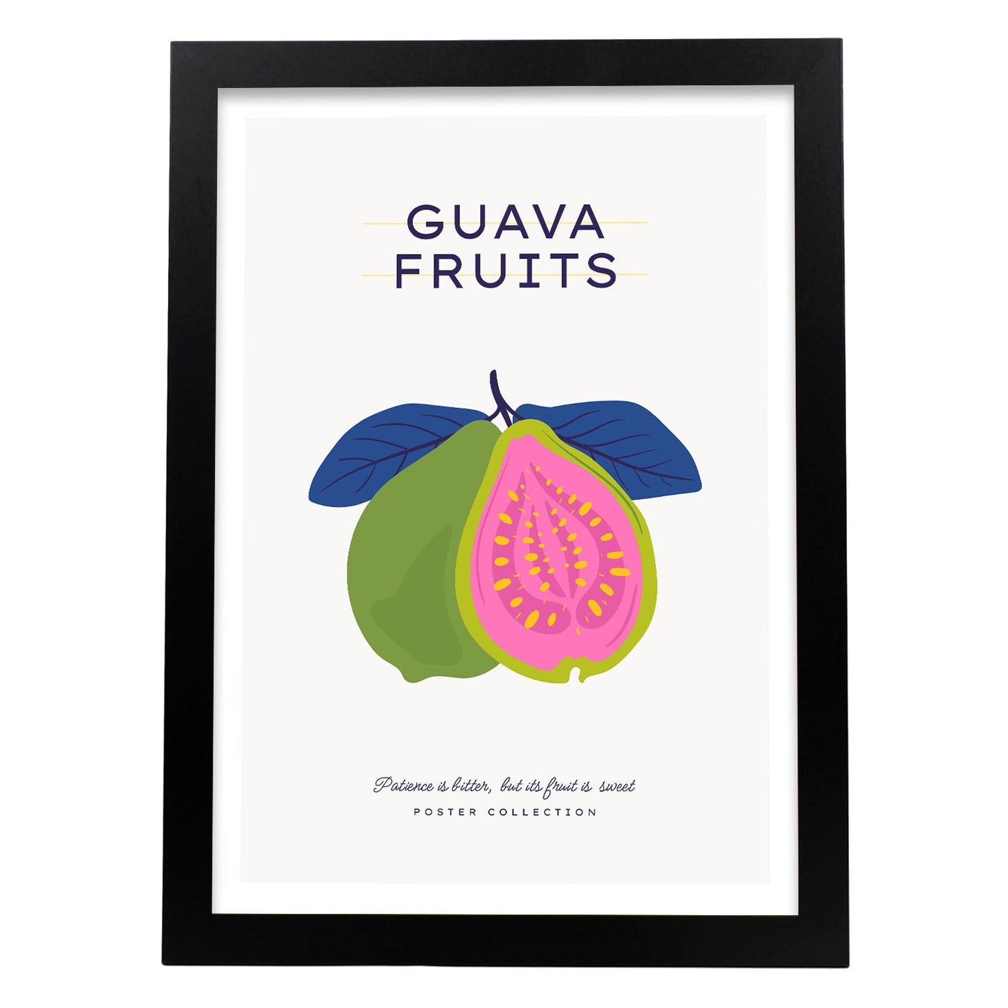 Guava Fruit-Artwork-Nacnic-A3-Sin marco-Nacnic Estudio SL