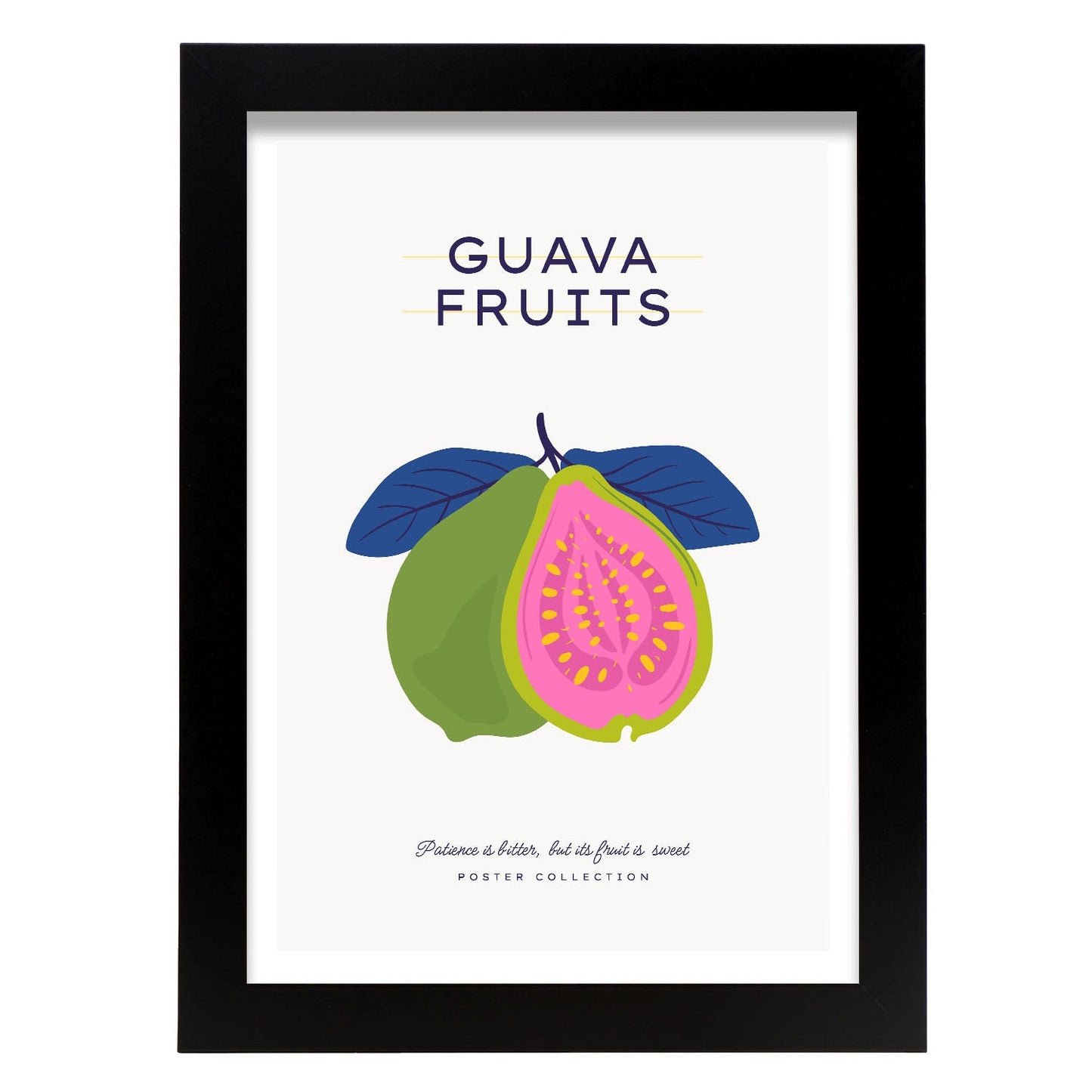 Guava Fruit-Artwork-Nacnic-A4-Sin marco-Nacnic Estudio SL