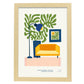 Happiest at home-Artwork-Nacnic-A3-Marco Madera clara-Nacnic Estudio SL