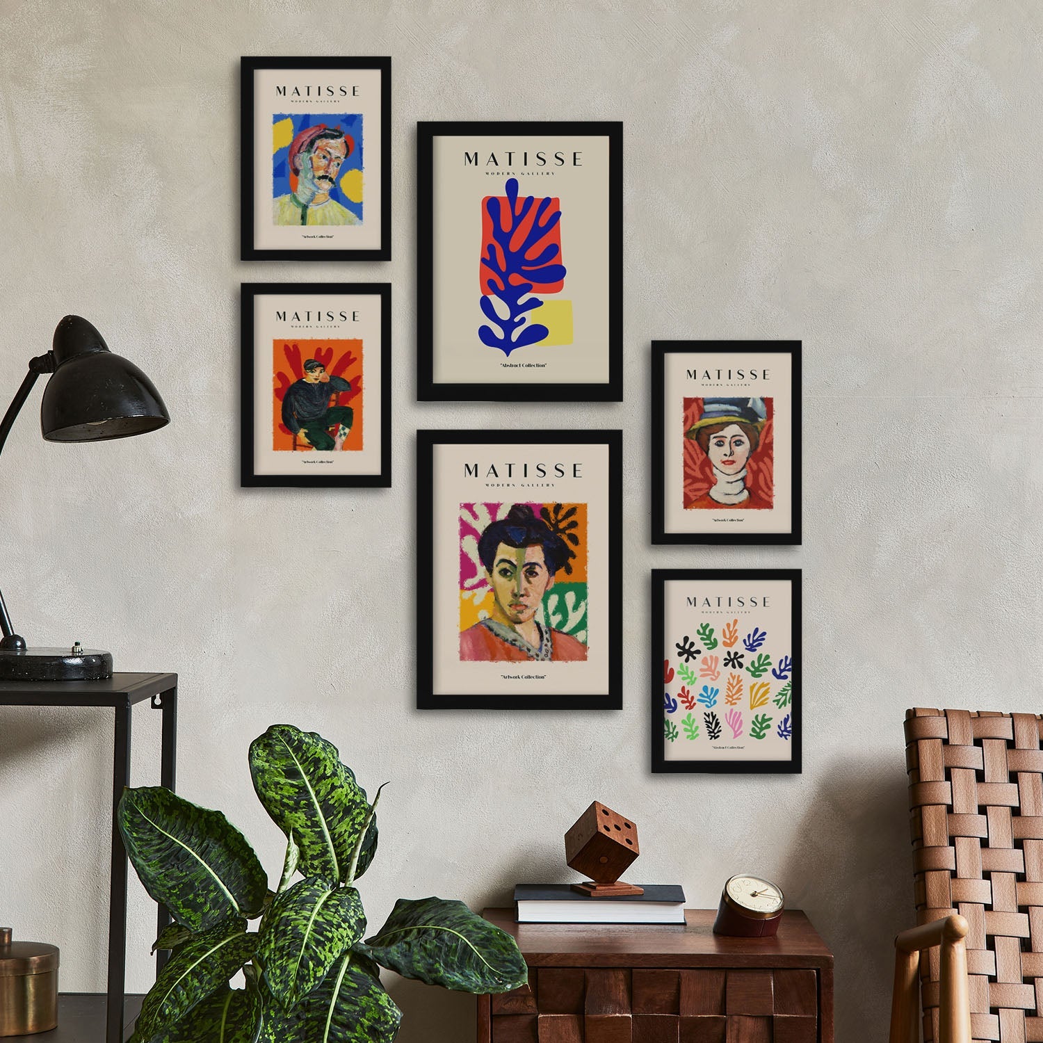 Henri Matisse Posters. Portraits. Abstract Fauvism Art Gallery-Artwork-Nacnic-Nacnic Estudio SL