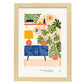 Home is a feeling-Artwork-Nacnic-A3-Marco Madera clara-Nacnic Estudio SL