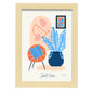 Homey Home-Artwork-Nacnic-A4-Marco Madera clara-Nacnic Estudio SL